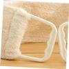 Beatifufu 3pcs Double-Sided Exfoliator Bath Towel Back Scrubber for Cleaning Material for Daily Exfoliation Care Bathroom Hotel view 2