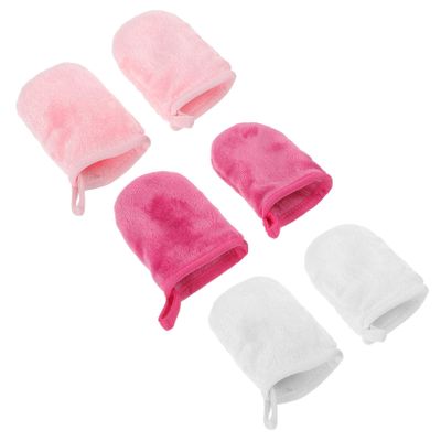 Ipetboom 18pcs Cleansing Makeup Remover Gloves Soft Exfoliating Facial Mitts for Easy Makeup Removal and Skin Care Washable and Reusable Travel Beauty Tool