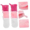 Ipetboom 18pcs Cleansing Makeup Remover Gloves Soft Exfoliating Facial Mitts for Easy Makeup Removal and Skin Care Washable and Reusable Travel Beauty Tool view 2