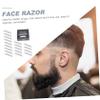 Beatifufu 400pcs Stainless Steel Single Face for Precision Shaving Old Folding Cutter for Men Grooming and Beard Trimming Needs view 3