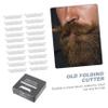 Beatifufu 400pcs Stainless Steel Single Face for Precision Shaving Old Folding Cutter for Men Grooming and Beard Trimming Needs view 4