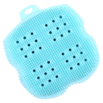 Baluue Portable Silicone Bath Brush for Deep Cleansing Multi-Purpose Back Scrubber with Soft Teeth for Gentle Exfoliation for Home Use Light Green Color