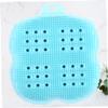 Baluue Portable Silicone Bath Brush for Deep Cleansing Multi-Purpose Back Scrubber with Soft Teeth for Gentle Exfoliation for Home Use Light Green Color view 2