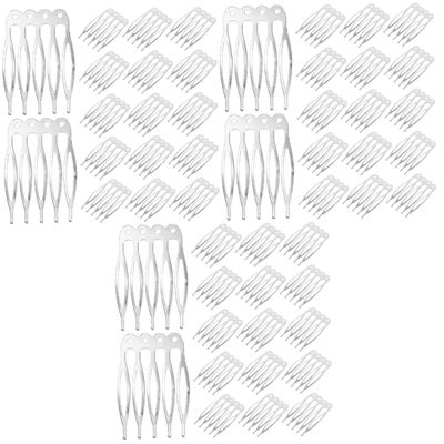 Beatifufu 150pcs Decorative Hair Combs for Women Metal Wedding Hair Accessories Teeth for Bridal Hairstyles and Updos for Types