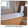 FOMIYES Comfortable Bath Pillow Powerful Cups Ergonomic Neck Cushion for Bathtub Relaxing Rest for Soaking Tub for Families Spas Easy to Install view 2