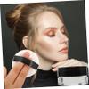Baluue 1set Portable -lid Loose Powder Container Puff Travel-friendly Makeup Holder for Women Compact for view 4