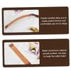 NOLITOY Straight Razor Strop Shaving Blades Men Shaver Sharpening Tool Double-sided Sharpening Strap Razor Strop Tool view 2