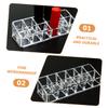 Baluue 3pcs Lipstick Holder Desktop Organizer Makeup Brush Storage Rack Cosmetics Organizer Lipstick Display Stand view 2