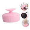 Baluue Silicone Makeup Brush Cleaner Box Dual-use Tool for Dry and Wet Cleaning Compact Design for Easy Storage Cleaning with Convex Textures Reusable and Durable Pink view 2