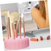 Baluue Silicone Makeup Brush Cleaner Box Dual-use Tool for Dry and Wet Cleaning Compact Design for Easy Storage Cleaning with Convex Textures Reusable and Durable Pink view 3