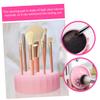 Baluue Silicone Makeup Brush Cleaner Box Dual-use Tool for Dry and Wet Cleaning Compact Design for Easy Storage Cleaning with Convex Textures Reusable and Durable Pink view 4
