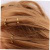 Golden Alloy DIY Braid Clips for Women and Girls, 20Pcs view 2