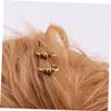 Golden Alloy DIY Braid Clips for Women and Girls, 20Pcs view 3