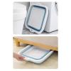 Foldable Foot Bath Basin, Foot Bath Basin for Soaking Feet,Foot Soak Tub,Plastic Foot Bucket with Massage Acupoint,Foldable Laundry Basket (Blue) view 4