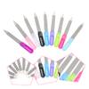 minkissy 27pcs Stainless Steel Nail Files for Fingernails and Toenails Manicure and Pedicure Tools for Natural and Artificial Nails for Home Use Random Color view 2