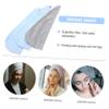 Baluue 3pcs Microfiber Hair Dry Towels for Women Fast Drying Lightweight Hair Wraps for Curly Frizzy Straight Thick Portable and Easy to Use Blue and Grey Colors view 4