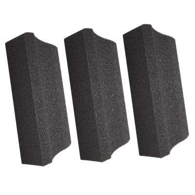 LALADEFIEE 3pcs Beard Hair Catcher Sponges for Men Efficient Trimming Tool Sturdy Sponge Brush for Easy Clean-up for Home Salon Grooming