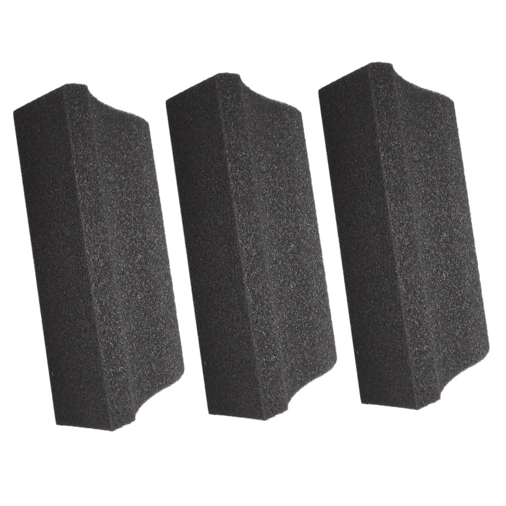 LALADEFIEE 3pcs Beard Hair Catcher Sponges for Men Efficient Trimming Tool Sturdy Sponge Brush for Easy Clean-up for Home Salon Grooming