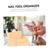 Baluue 2pcs Box Makeup Organizer Box Stationary Storage Case Brush Storage Case for Desktop Home Office view 3