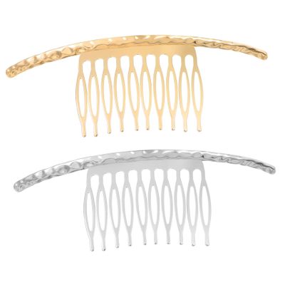 Baluue 2pcs Girls Hair Combs Delicate Hair Accessories Simple Hair Clips for Women Attractive Charm