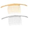 Baluue 2pcs Girls Hair Combs Delicate Hair Accessories Simple Hair Clips for Women Attractive Charm view 1