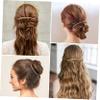 Baluue 2pcs Girls Hair Combs Delicate Hair Accessories Simple Hair Clips for Women Attractive Charm view 4