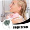 HONMEET 6pcs Rose Flower Bath Balls Bath Exfoliating Balls Loofah Shower Luffa Sponges for Women view 4