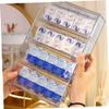 CAXUSD Acrylic Perfume Organizer Travel Jewelry Box Makeup Storage Organizer Makeup view 2