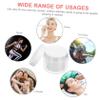 OHPHCALL 10pcs Empty Plastic Jars for Travel Lightweight Cream Containers Lids Reusable Makeup and Lotion Storage for Body Butter for Outdoor and Business Trips view 2