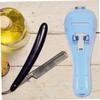 LALADEFIEE 2pcs Mach Razor Case Travel Shaver Protective Box Safety Razor Storage Case Clipper Beard Shaver Holder Container Storage Box Protective Lightweight Portable view 3