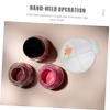 BELLIFFY 2pcs Makeup Mixing Plates Handheld Blending Trays for Foundation Eyeshadow Lipstick Convenient Color Mixing Pallets Go Artists view 4