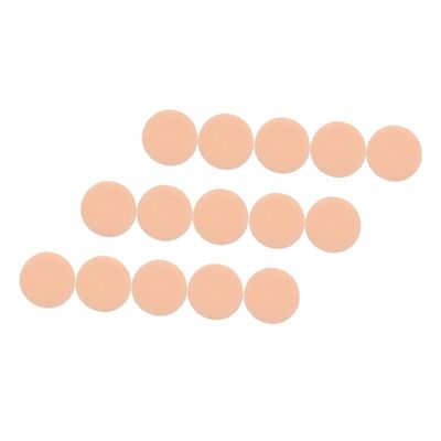 LALADEFIEE 15pcs Rounded Makeup Powder Puff Girl Makeup Cushion Puff Pure Cotton Beauty Sponges for Face Powder Application