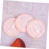 LALADEFIEE 15pcs Rounded Makeup Powder Puff Girl Makeup Cushion Puff Pure Cotton Beauty Sponges for Face Powder Application view 2