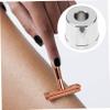 BELLIFFY Brass Razor Base for Manual Shaving Anti-rust Old Fashioned Storage Stand Stable Design for Home Bathroom Use Extends Tool Life for Men Grooming Kits view 4
