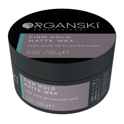 Organsky Matte Hair Wax 3 oz | Firm Hold, Matte Finish | Lightweight, Non-Greasy Styling for All Hair Types | Long-Lasting, Easy to Wash Out