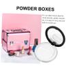 ASAKKURA 2pcs Portable Loose Powder Case with Puff for Travel Empty Makeup Container with Sifter Lightweight for Daily Use Go view 2