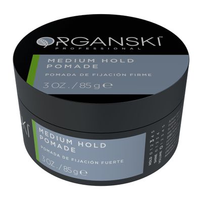 Organski Professional Pomade 2.87 oz | Medium Hold, High Shine | Water-Based, Flake-Free | Easy to Apply & Wash Out For All Hair Types