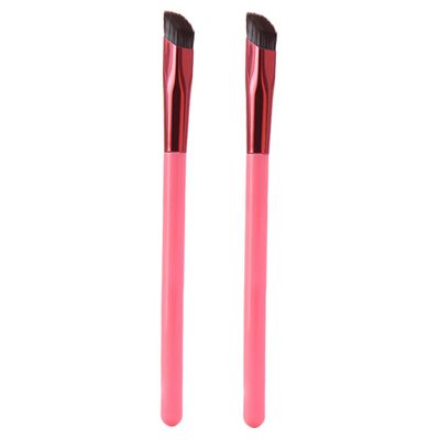 SKISUNO 2pcs Eyebrow Makeup Brush Professional Dual-ended Tool for Women for Eyebrow Shaping Eyelash Grooming and Makeup Application