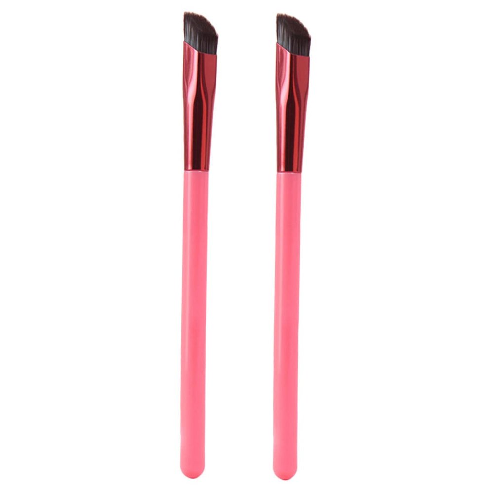 SKISUNO 2pcs Eyebrow Makeup Brush Professional Dual-ended Tool for Women for Eyebrow Shaping Eyelash Grooming and Makeup Application