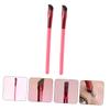 SKISUNO 2pcs Eyebrow Makeup Brush Professional Dual-ended Tool for Women for Eyebrow Shaping Eyelash Grooming and Makeup Application view 2