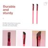 SKISUNO 2pcs Eyebrow Makeup Brush Professional Dual-ended Tool for Women for Eyebrow Shaping Eyelash Grooming and Makeup Application view 3