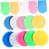 WOONEKY 50pcs Round Sponges Reusable Makeup Blender for Face Cleansing Exfoliating view 1