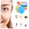 WOONEKY 50pcs Round Sponges Reusable Makeup Blender for Face Cleansing Exfoliating view 2