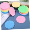 WOONEKY 50pcs Round Sponges Reusable Makeup Blender for Face Cleansing Exfoliating view 3
