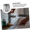 MUSISALY Manual Razor Holder Creative Shaving Stand Base for Organized Bathroom Storage Protective Air Drying Rack for Safety Razors for Men view 3
