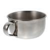HAPINARY Stainless Steel Shaving Bowl with Handle Practical Foaming Vessel for Men Easy to Clean Slip-resistant Design for Grooming and Shaving Essentials view 1