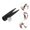 LALADEFIEE 2pcs Manual Pencil Sharpener for Eyebrow Lip Makeup Pencil Sharpeners Metal Portable Easy to Carry view 4