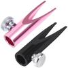 PLAFOPE 2-in-1 Eyebrow Lip Liner Sharpener Metal U-Shaped Operation Long-Lasting Manual Sharpener view 1