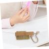 ASAKKURA 2pcs Nail Brushes with Ergonomic Handle Dual-sided Fingernail and Toenail Cleaning Tool Portable Design for Grooming and Spa Use for Women view 4
