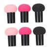 AUTSUPPL 6pcs Mushroom Shape Makeup Powder Puff Dry Wet Blending Brush Girl Makeup Tool Face Powder Puff Portable view 1